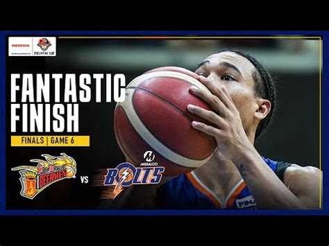 Meralco’s FANTASTIC GAME 6 FINISH vs San Miguel .